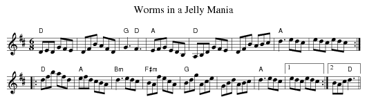 Worms in a Jelly Mania